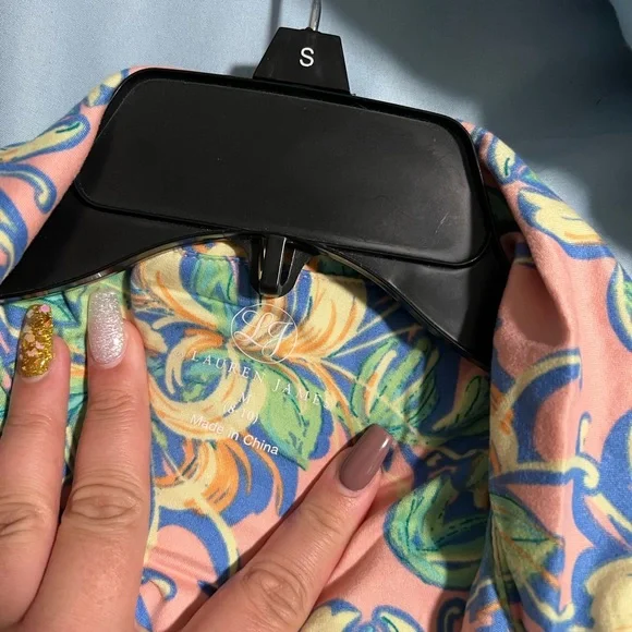 Lauren James Pajama Shirt, size M or 8-10 - Picture 3 of 4